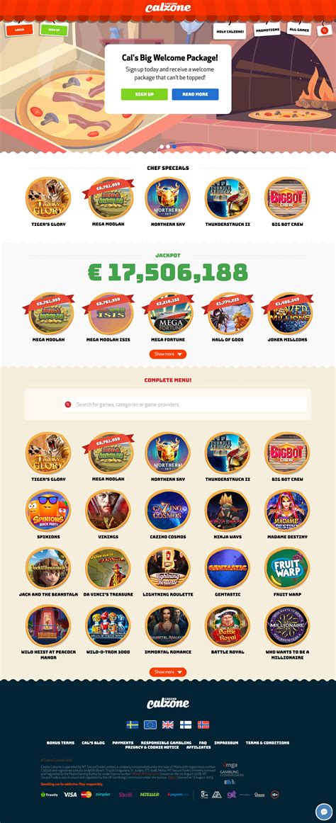 Casino Calzone Review & Ratings .